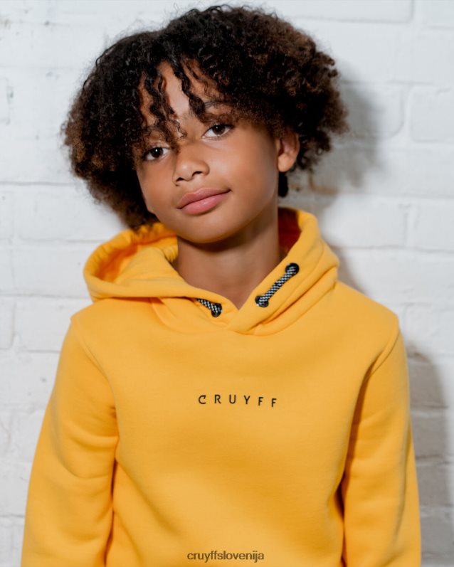 jopa s kapuco joaquim pulover s kapuco Cruyff 8BPFJV1132 moški rumena