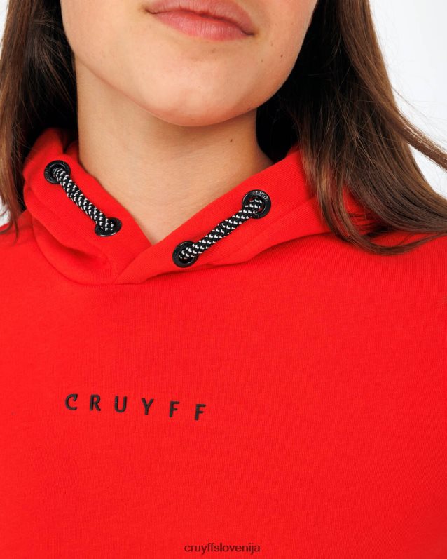 jopa s kapuco joaquim pulover s kapuco Cruyff 8BPFJV1133 moški rdeča