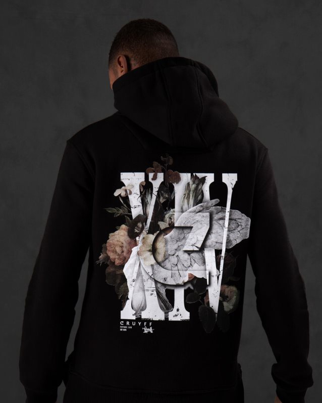 jopa s kapuco mauro pulover s kapuco Cruyff 8BPFJV658 moški Črna