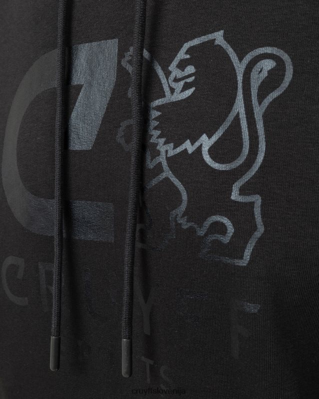 jopa s kapuco naredi pulover s kapuco Cruyff 8BPFJV296 moški Črna
