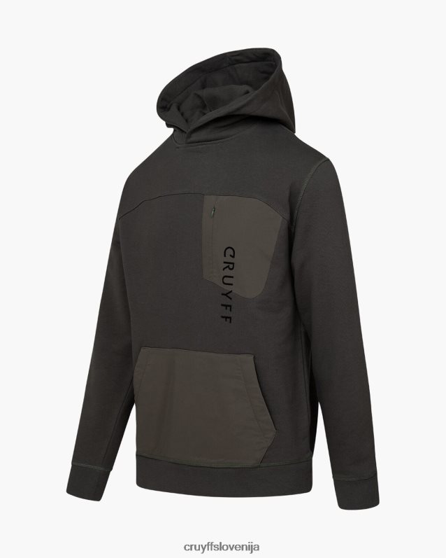 jopa s kapuco quinn pulover s kapuco Cruyff 8BPFJV294 moški vojaško zelena