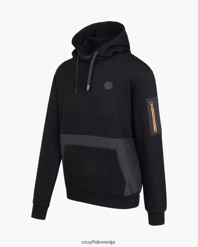 jopa s kapuco rafael pulover s kapuco Cruyff 8BPFJV407 moški Črna