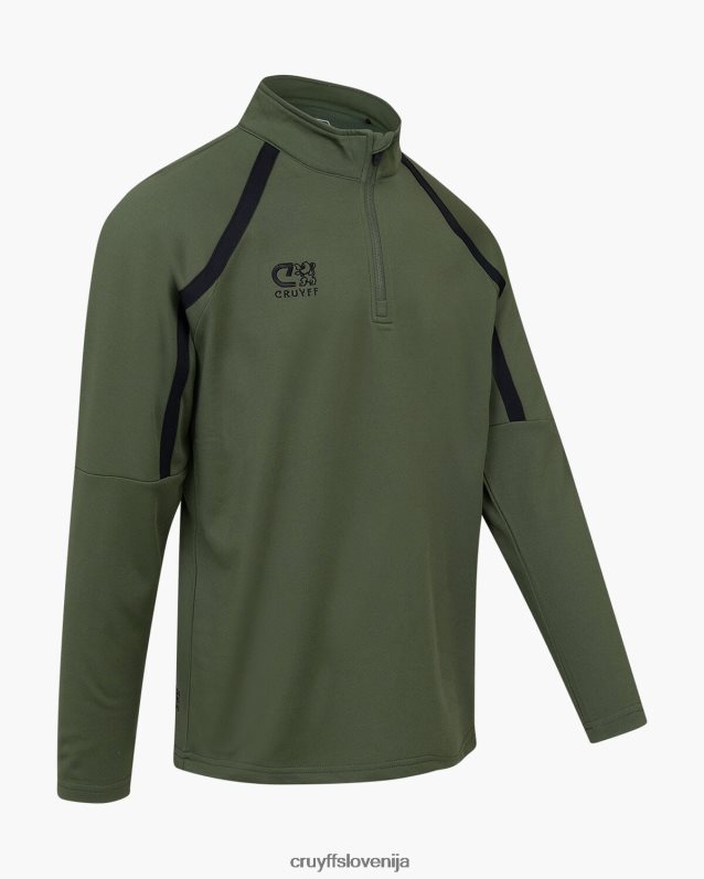 jopa s kapuco tech turn polovična zadrga Cruyff 8BPFJV662 moški zelena/črna