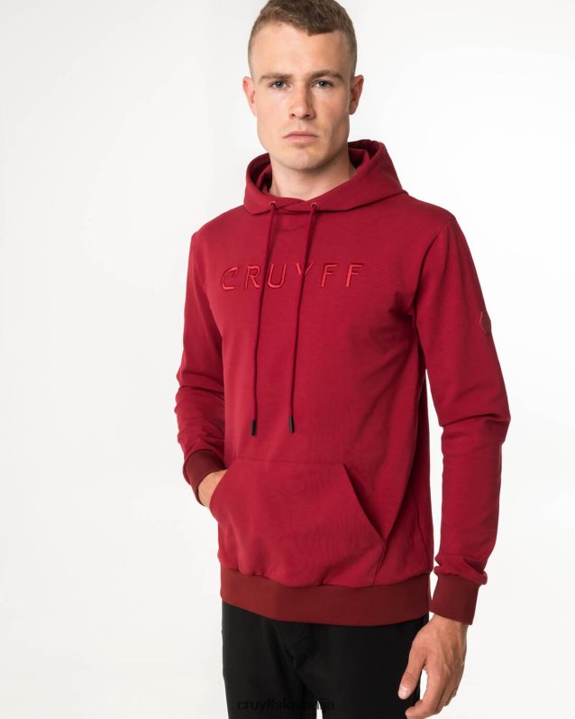 jopa s kapuco toretta pulover s kapuco Cruyff 8BPFJV491 moški Bordeaux