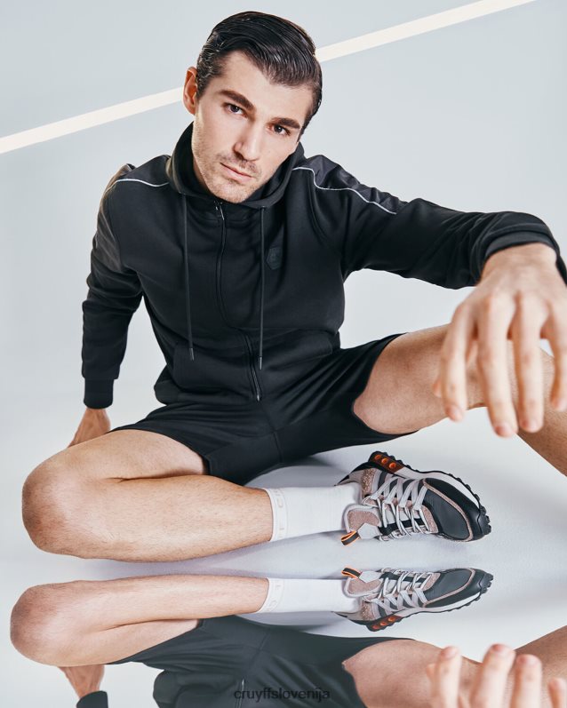 jopa s kapuco vrh proge aiden Cruyff 8BPFJV225 moški Črna