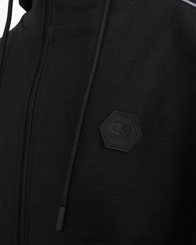 jopa s kapuco vrh proge aiden Cruyff 8BPFJV225 moški Črna
