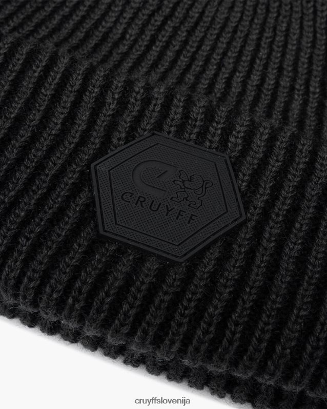 kapa dvobarvna kapa basco Cruyff 8BPFJV1263 uniseks Črna