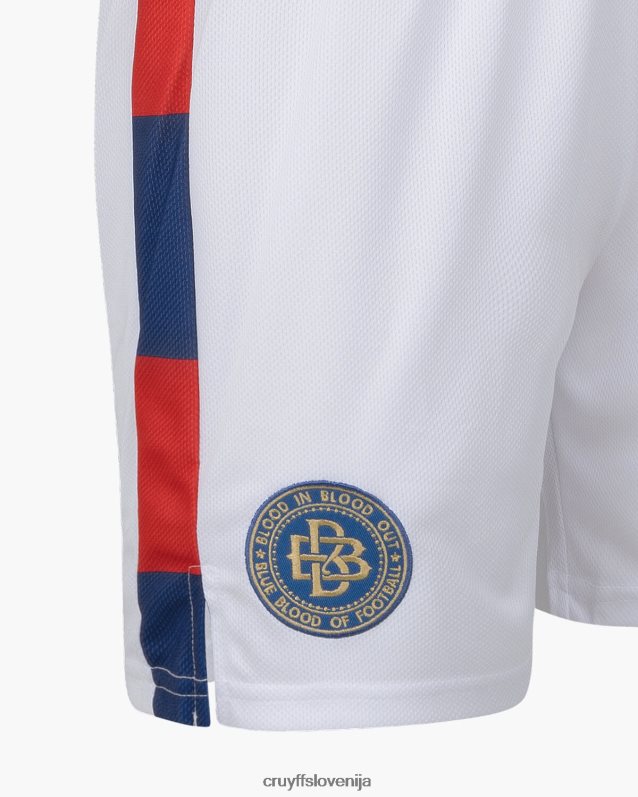 kratke hlače 75 kratke hlače el flaco Cruyff X Blood In Blood Out 8BPFJV455 moški bela/rdeča