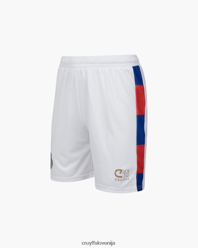kratke hlače 75 kratke hlače el flaco Cruyff X Blood In Blood Out 8BPFJV455 moški bela/rdeča