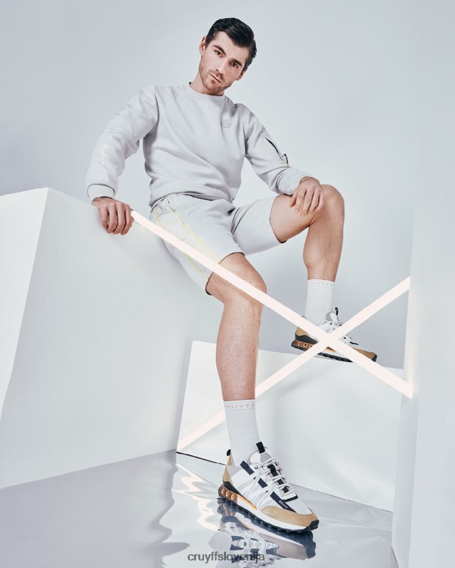 kratke hlače aiden kratek Cruyff 8BPFJV115 moški svetlo siva