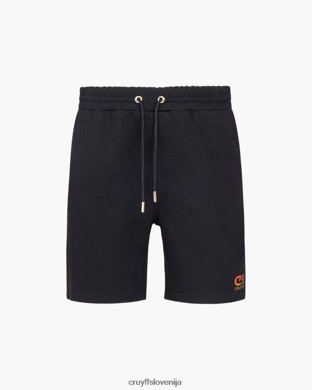 kratke hlače kratke hlače iz katona Cruyff 8BPFJV718 moški Črna