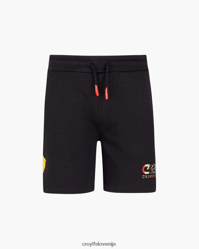 kratke hlače pospeševalnik kratek Cruyff 8BPFJV1191 moški črno/rumena