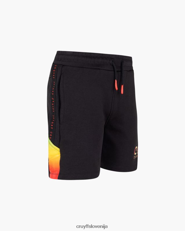 kratke hlače pospeševalnik kratek Cruyff 8BPFJV1191 moški črno/rumena