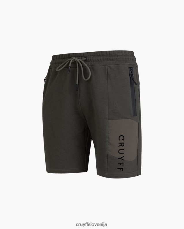 kratke hlače quinn kratka Cruyff 8BPFJV142 moški vojaško zelena