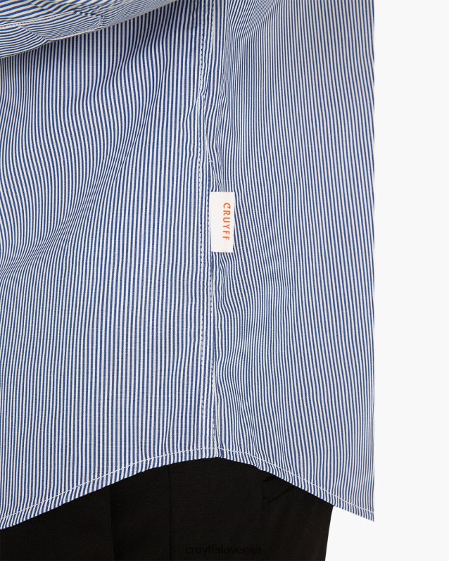 majica majica s črtami aragon king Cruyff 8BPFJV853 moški modra/bela