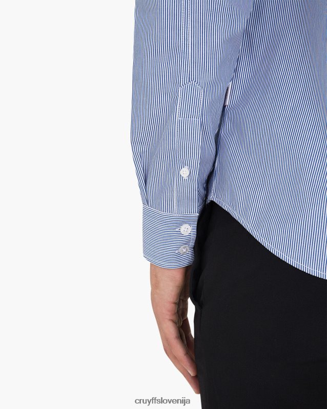 majica majica s črtami aragon king Cruyff 8BPFJV853 moški modra/bela