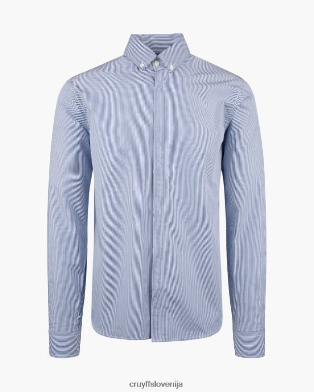 majica majica s črtami aragon king Cruyff 8BPFJV853 moški modra/bela