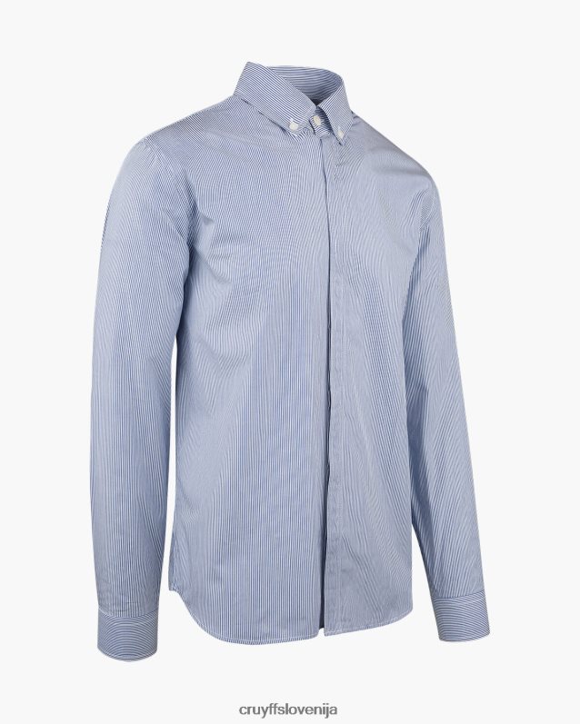 majica majica s črtami aragon king Cruyff 8BPFJV853 moški modra/bela