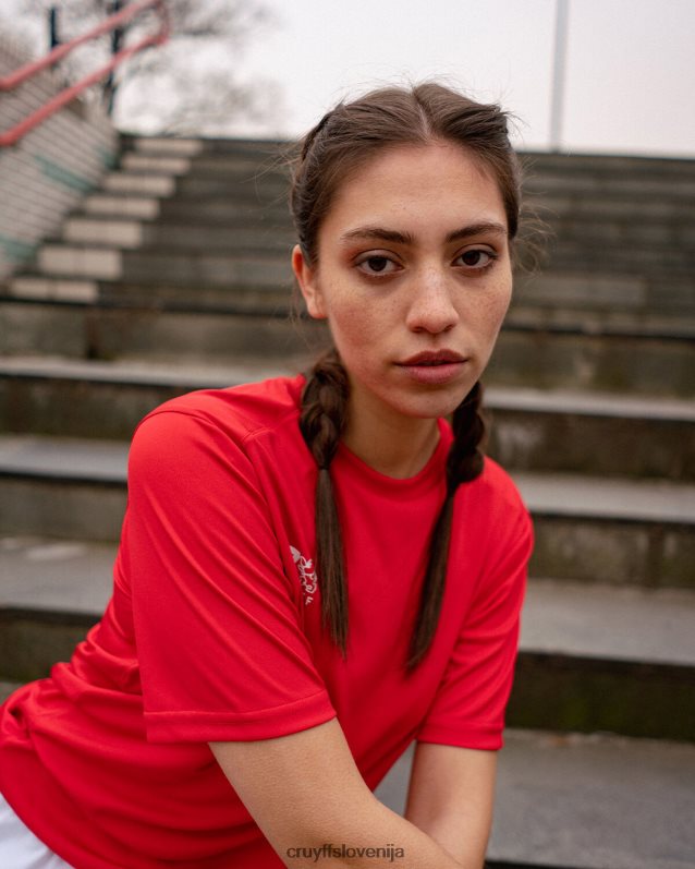 majica majica za trening Cruyff 8BPFJV1009 ženske rdeča