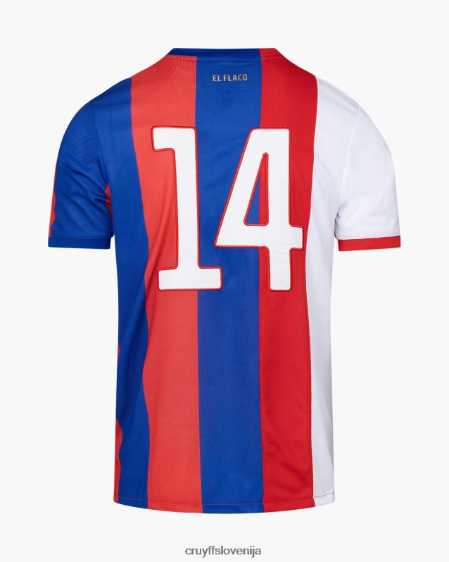 majica s kratkimi rokavi 75 el flaco srajca Cruyff X Blood In Blood Out 8BPFJV617 mlajši bela/rdeča