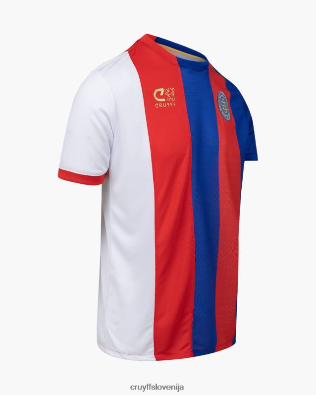 majica s kratkimi rokavi 75 el flaco srajca Cruyff X Blood In Blood Out 8BPFJV617 mlajši bela/rdeča