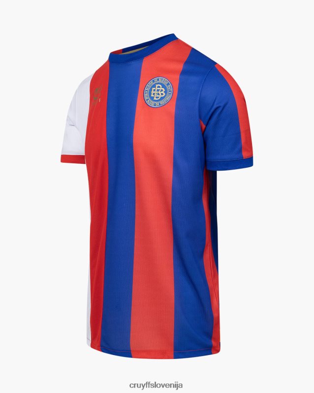 majica s kratkimi rokavi 75 el flaco srajca Cruyff X Blood In Blood Out 8BPFJV617 mlajši bela/rdeča