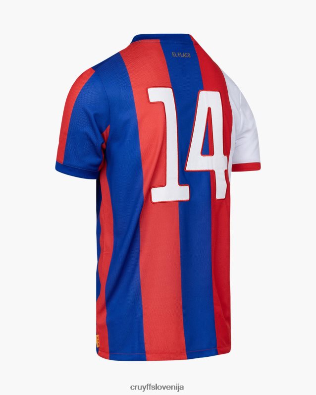 majica s kratkimi rokavi 75 el flaco srajca Cruyff X Blood In Blood Out 8BPFJV617 mlajši bela/rdeča