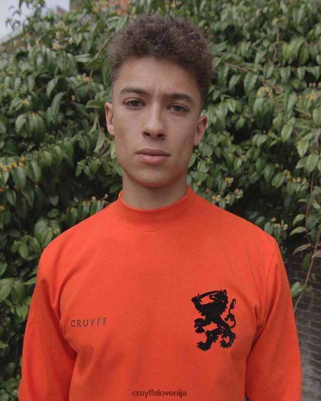 majica s kratkimi rokavi Nizozemska 1973 Cruyff 8BPFJV880 moški oranžna