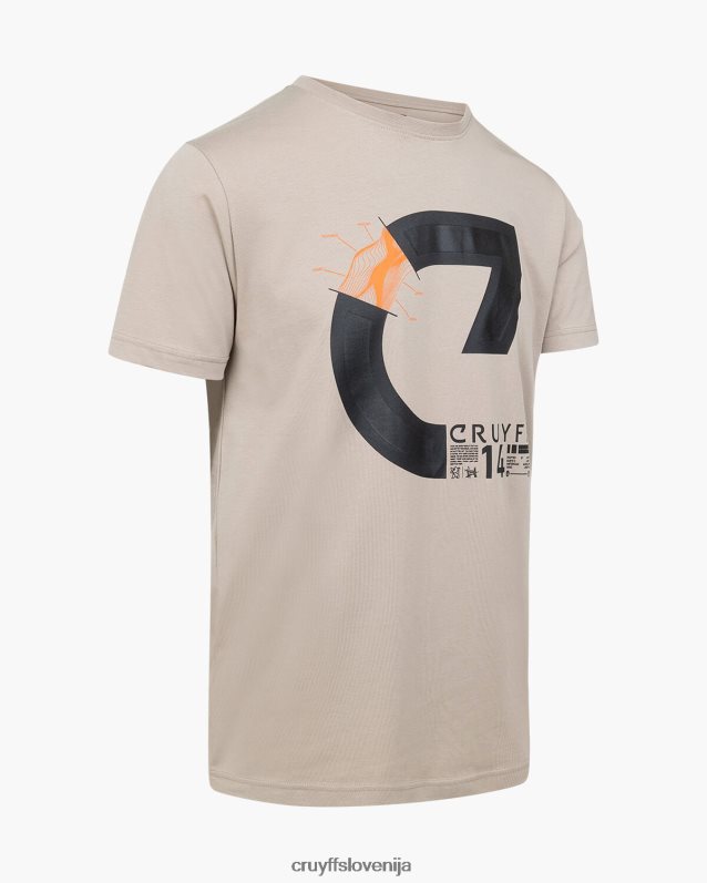 majica s kratkimi rokavi alan ss majica Cruyff 8BPFJV121 moški pesek