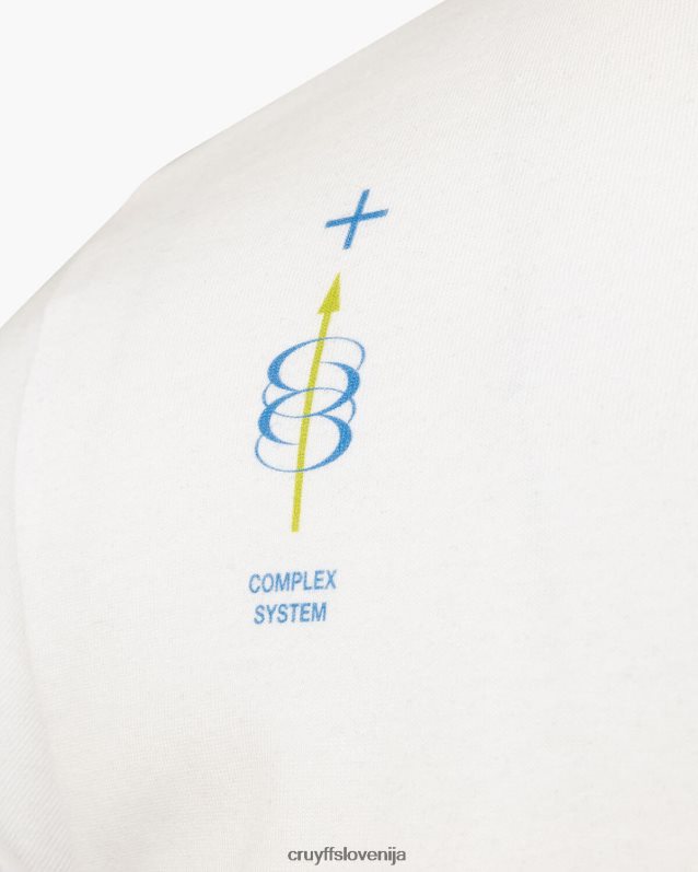 majica s kratkimi rokavi alex tee Cruyff 8BPFJV199 moški bela