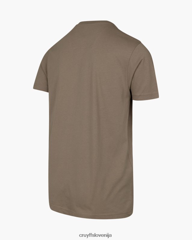 majica s kratkimi rokavi alex tee Cruyff 8BPFJV200 moški pesek