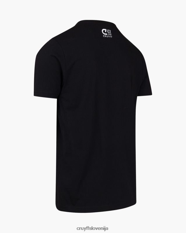 majica s kratkimi rokavi alvaro tee Cruyff 8BPFJV851 moški Črna