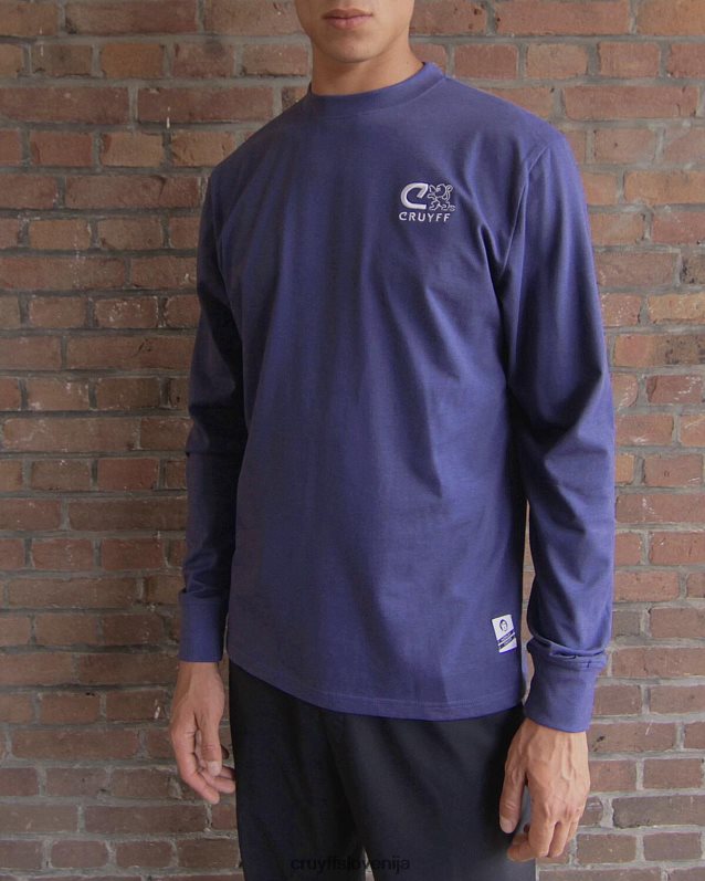 majica s kratkimi rokavi amsterdamsko redko Cruyff 8BPFJV857 moški modra