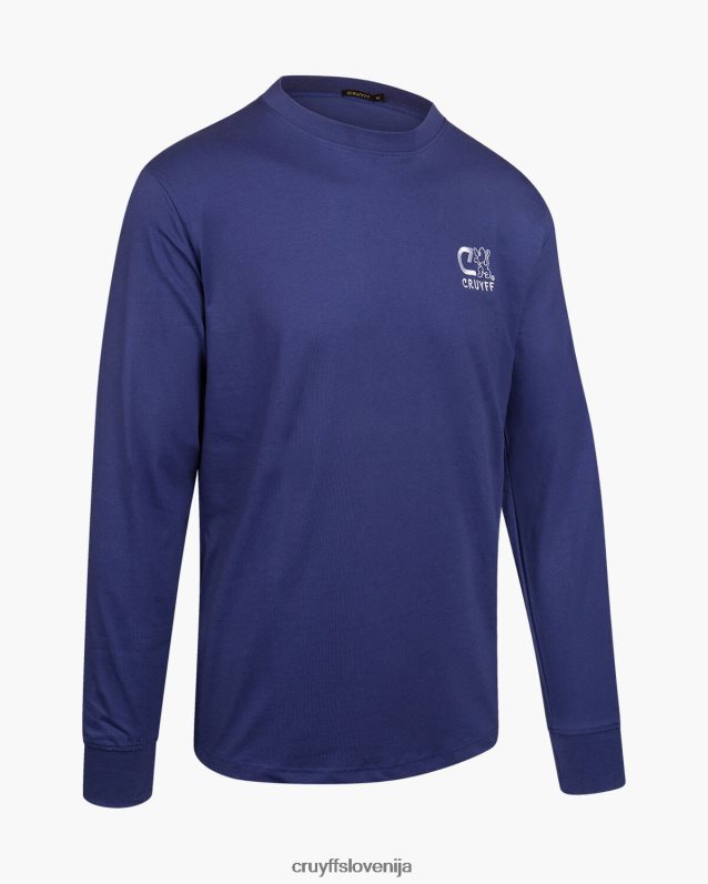 majica s kratkimi rokavi amsterdamsko redko Cruyff 8BPFJV857 moški modra