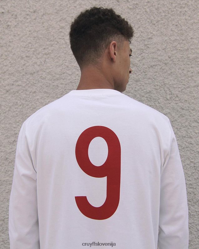 majica s kratkimi rokavi amsterdamsko redko Cruyff 8BPFJV858 moški bela