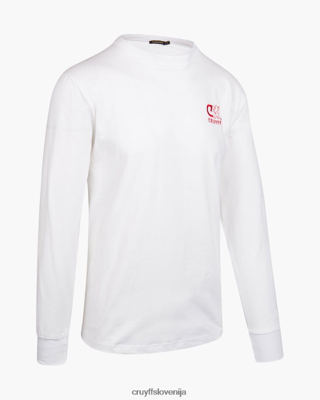 majica s kratkimi rokavi amsterdamsko redko Cruyff 8BPFJV858 moški bela