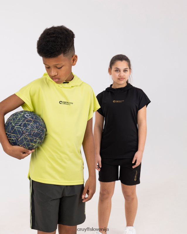 majica s kratkimi rokavi box tee Cruyff 8BPFJV1108 mlajši apno