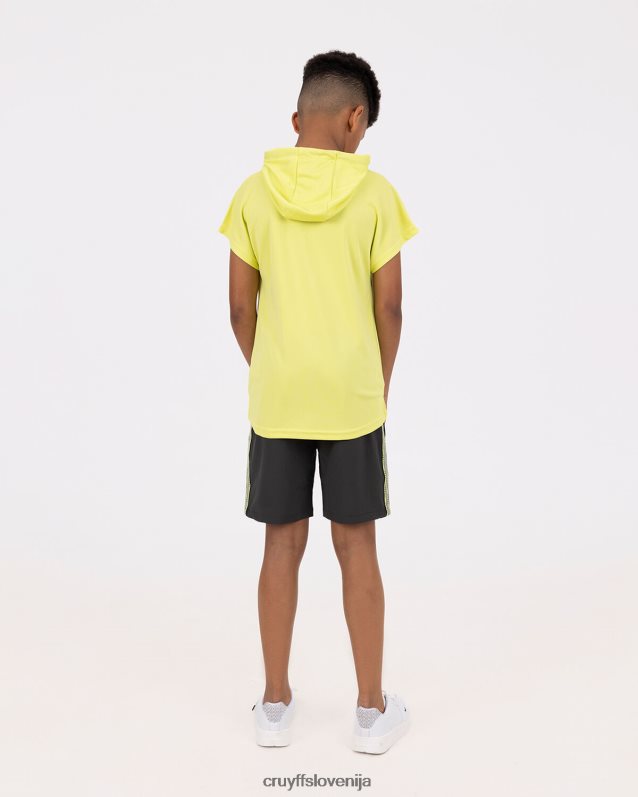 majica s kratkimi rokavi box tee Cruyff 8BPFJV1108 mlajši apno