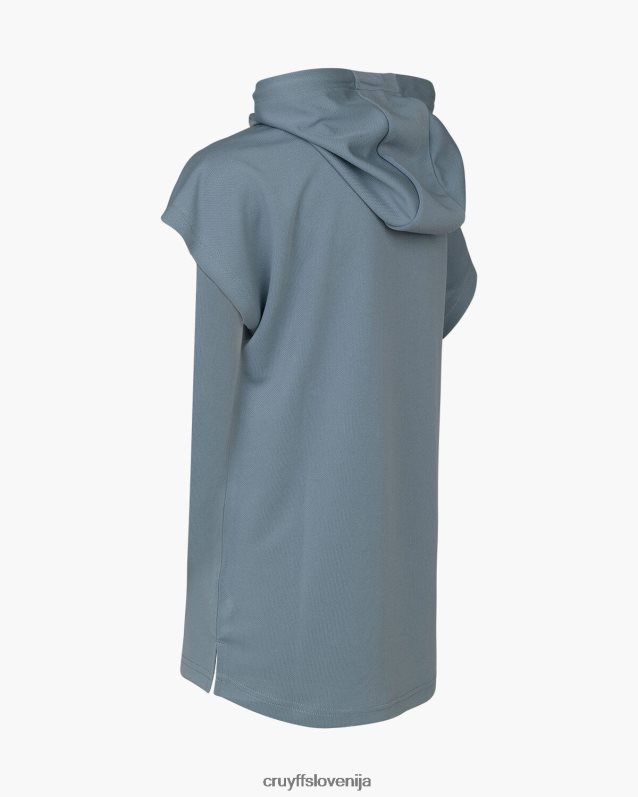 majica s kratkimi rokavi box tee Cruyff 8BPFJV1109 mlajši modra