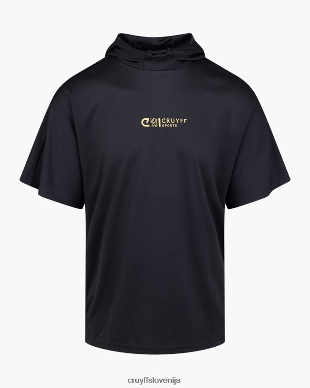 majica s kratkimi rokavi box tee Cruyff 8BPFJV280 moški zlato