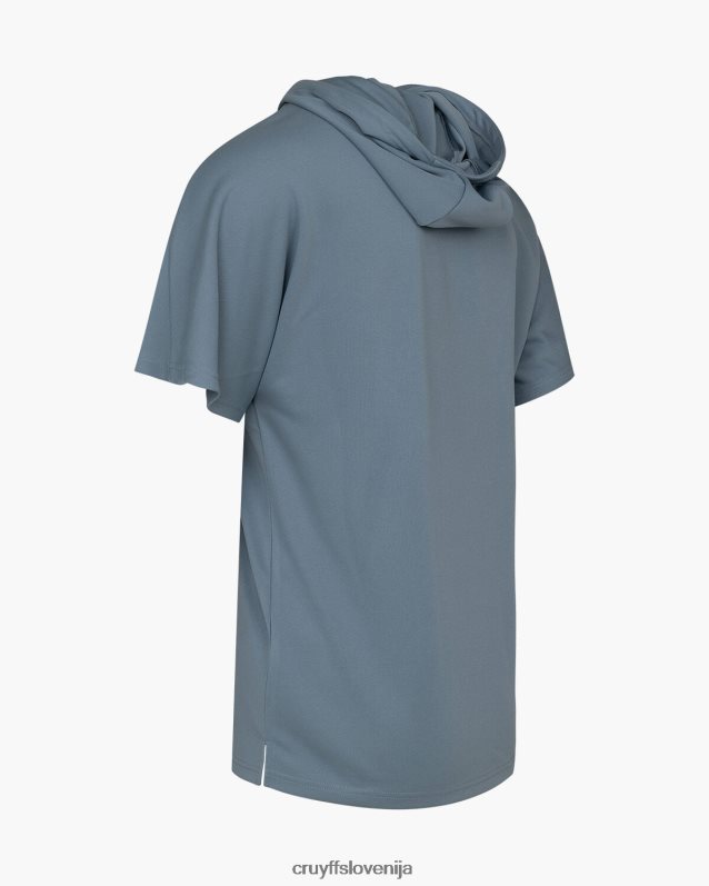 majica s kratkimi rokavi box tee Cruyff 8BPFJV282 moški modra
