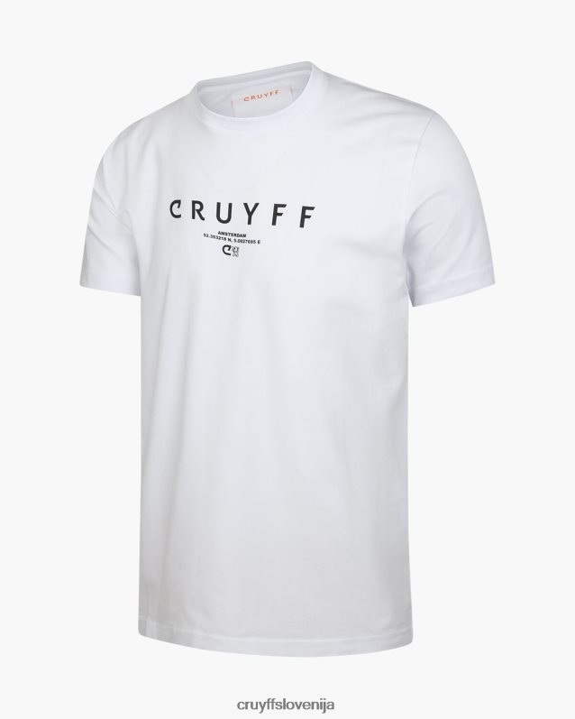 majica s kratkimi rokavi city ​​pack tee ams Cruyff 8BPFJV640 moški bela