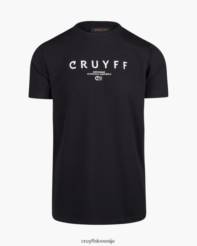 majica s kratkimi rokavi city ​​pack tee ams Cruyff 8BPFJV642 moški Črna