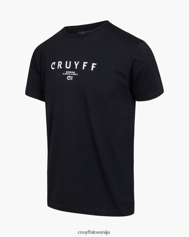 majica s kratkimi rokavi city ​​pack tee bcn Cruyff 8BPFJV644 moški Črna