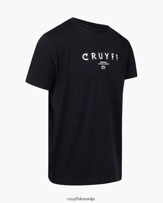 majica s kratkimi rokavi city ​​pack tee bcn Cruyff 8BPFJV644 moški Črna