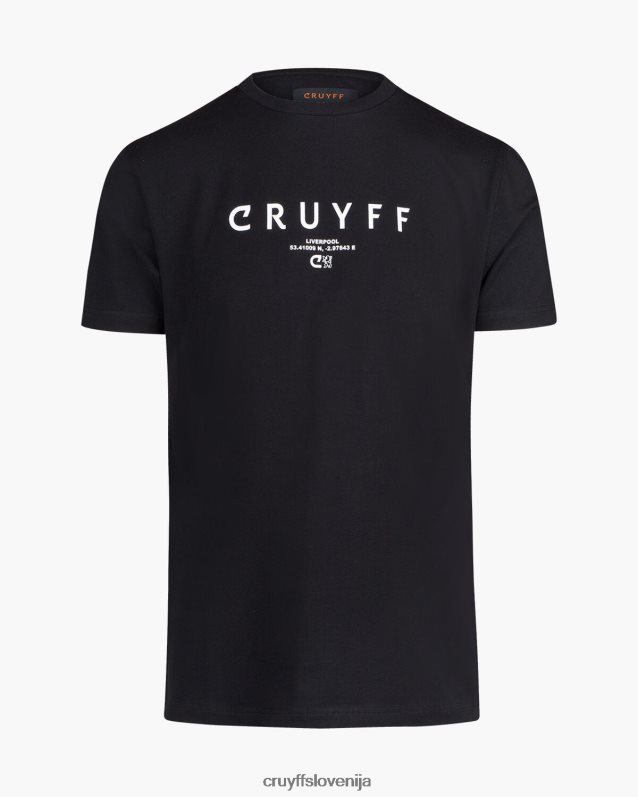 majica s kratkimi rokavi city ​​pack tee liv Cruyff 8BPFJV735 moški Črna