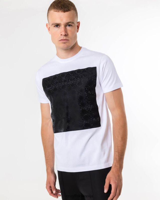 majica s kratkimi rokavi culebra majica Cruyff 8BPFJV576 moški bela