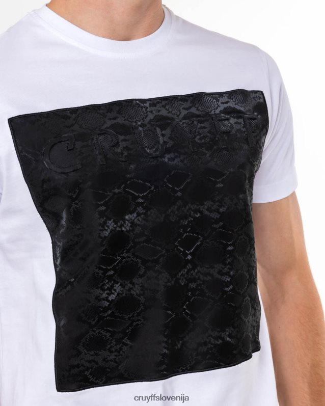 majica s kratkimi rokavi culebra majica Cruyff 8BPFJV576 moški bela