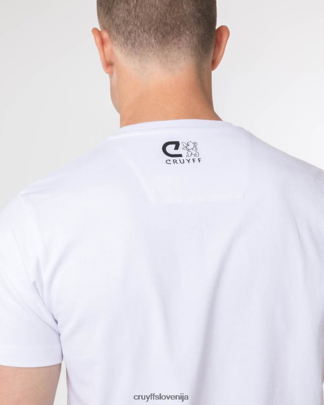 majica s kratkimi rokavi culebra majica Cruyff 8BPFJV576 moški bela