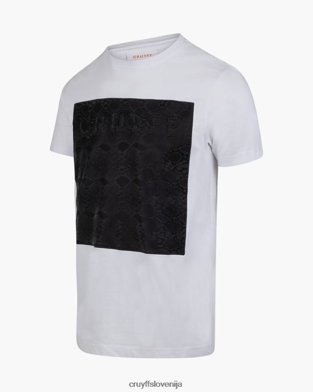 majica s kratkimi rokavi culebra majica Cruyff 8BPFJV576 moški bela